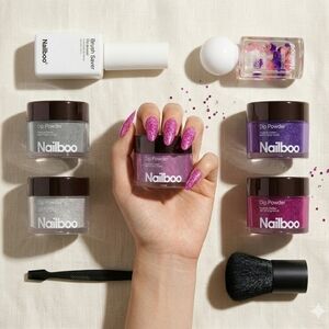 NIB Nailboo Bundle Of Ten Items Dip Powder Manicure Essentials!